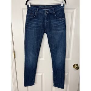 CoH Citizens of Humanity Lennox Loose Skinny Leg Fit Jean in Prestige Dark Wash